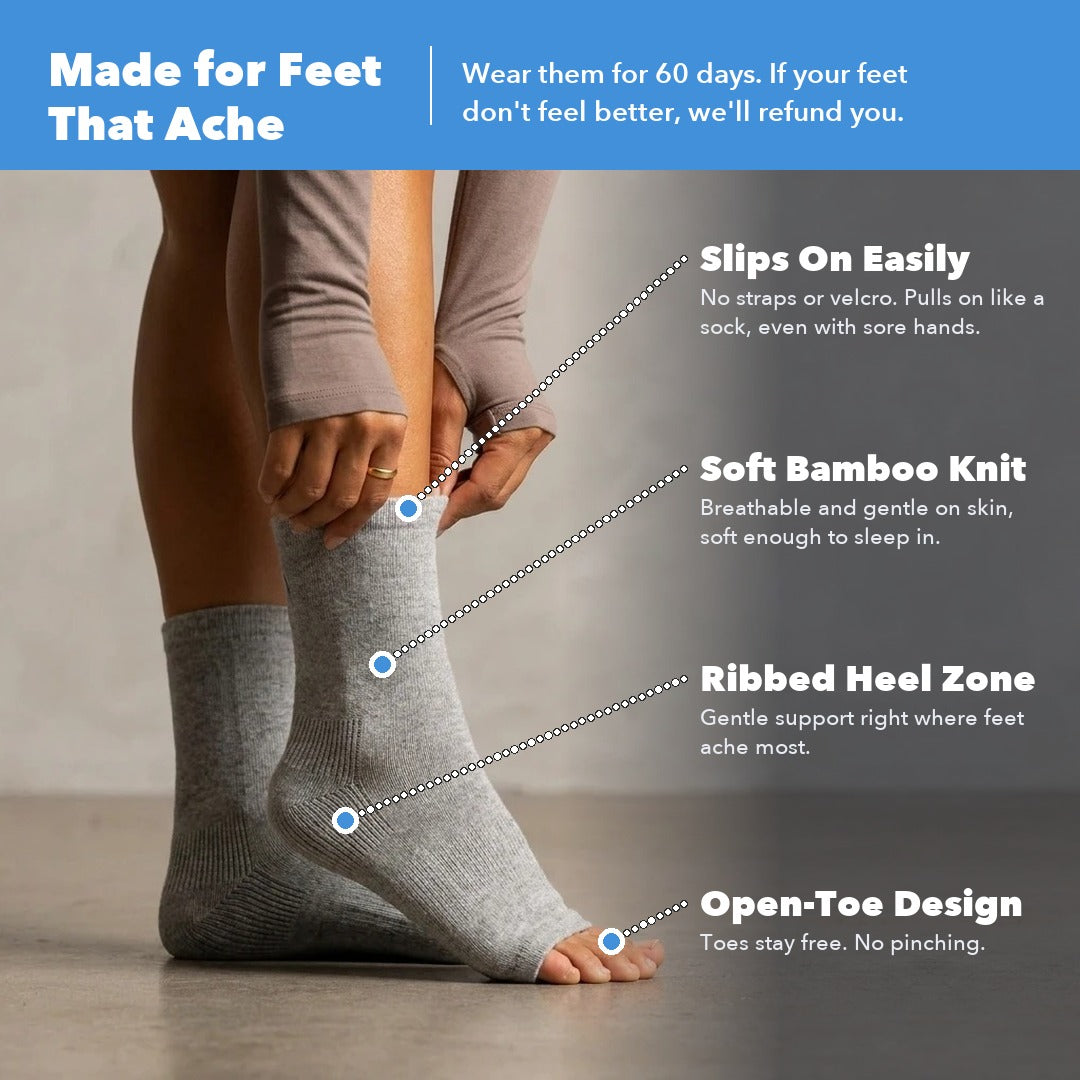 Gentle Relief Bamboo Footsleeves